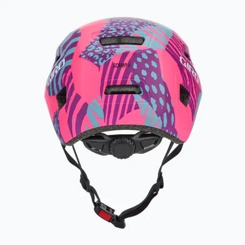 Kask rowerowy dziecięcy Giro Scamp II Jr matte pink animal