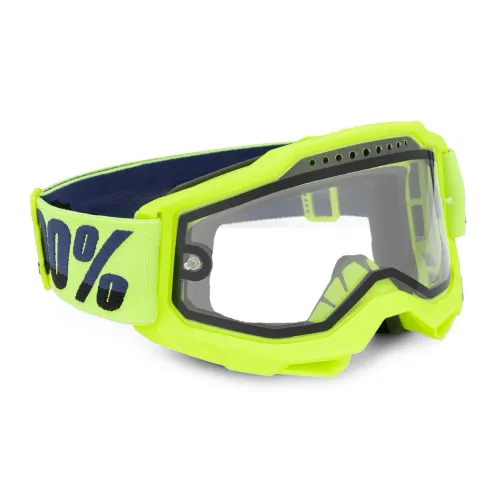 Gogle rowerowe 100% Accuri 2 Enduro MTB fluo/yellow/clear