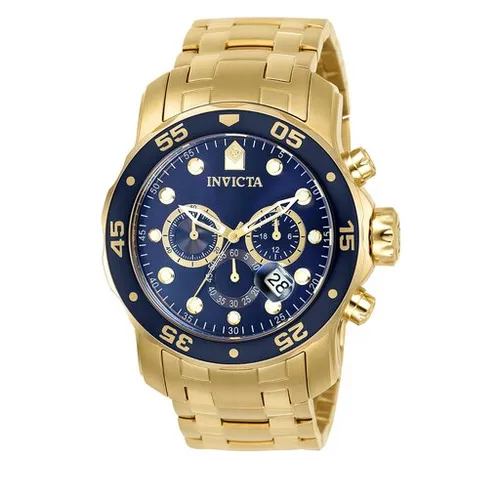 Invicta Watch Pro Diver IN0073 Gold / Navy