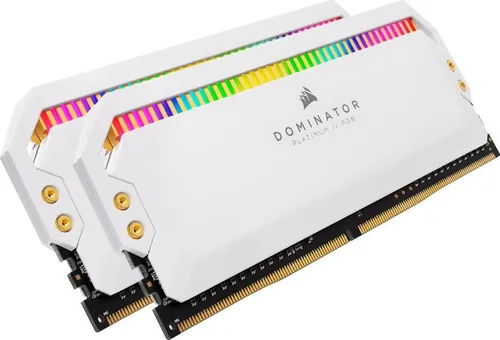 Pamięć Corsair Dominator Platinum RGB, DDR4, 16 GB, 3200MHz, CL16 (CMT16GX4M2C3200C16W)