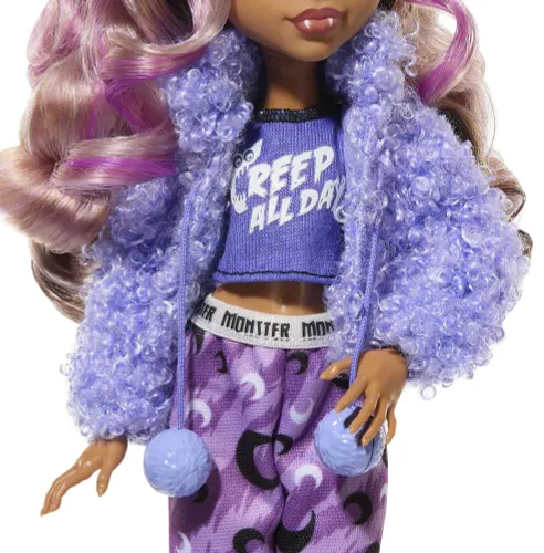 Lalka MONSTER HIGH Piżama Party Clawdeen Wolf HKY67