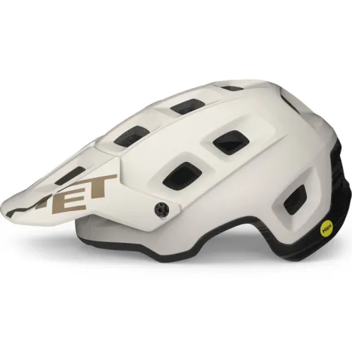 Kask rowerowy MET Terranova MIPS biało-brązowy