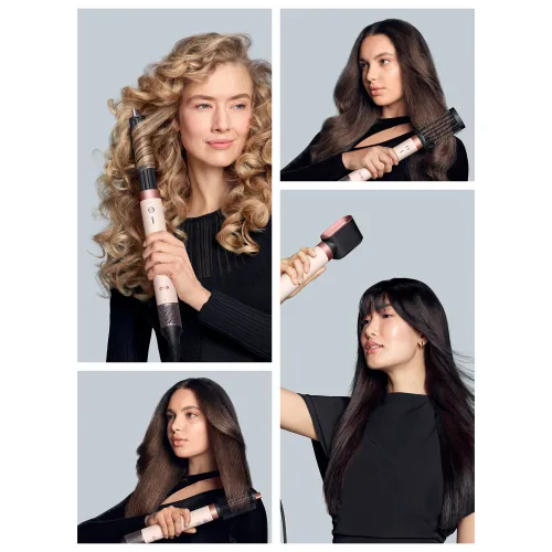 Suszarko-lokówka Dyson Airwrap Co‑anda2x Straight+Wavy 598757-01 1700W Jonizacja Zimny nawiew 3 poziomy temperatury