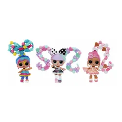 Mga Lalka L.O.L. Surprise Hair Beads Tots Display 33 sztuki