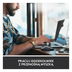 Myszka Logitech M185 Czarno-czerwony