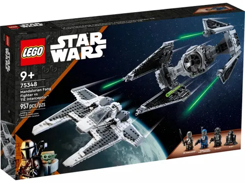 LEGO Star Wars 75348 Мандалорианский клык против TIE-перехватчика