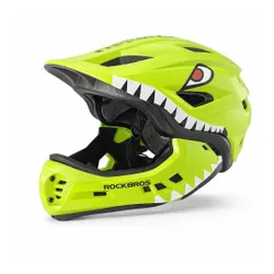 Kask rowerowy dziecięcy fullface szczękowy 2w1 odpinana szczęka rozmiar S