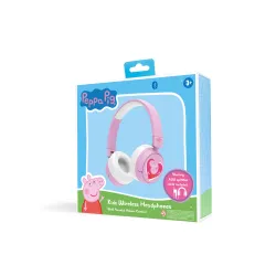 Słuchawki bezprzewodowe z mikrofonem OTL Technologies Peppa Pig Love Kids Wireless Dla Dzieci Nauszne Różowy