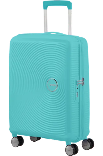 Чемодан/ручная кладь American Tourister Soundbox 55cm - Poolside Blue