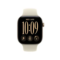 Apple Watch Series 12 GPS 46mm z aluminium Jasne Złoto Pasek Sportowy Piasek - M/L