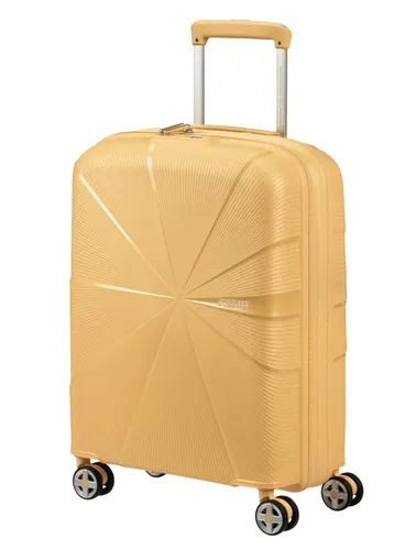 Чемодан маленький расширяемый American Tourister StarVibe - metallic banana