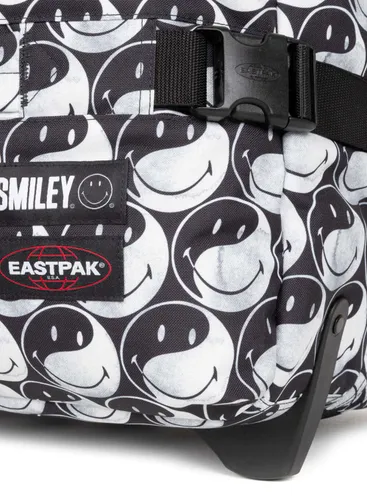 Дорожная сумка на колесиках Eastpak Transit'R M-smiley YY black