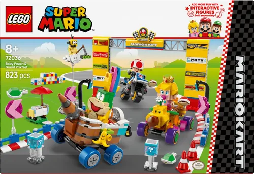 LEGO Super Mario bricks 72036 Набор Mario Kart - Малышка Пич и Гран-При