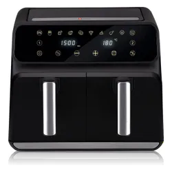 Air Fryer Frytkownica beztłuszczowa ALPINA 871125224012 8l z podwójnym koszem programator czasowy