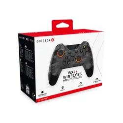 Геймпад Gioteck WX4 + Wireless RGB для Nintendo Switch-беспроводной-темный камуфляж