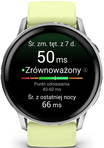 Zegarek sportowy GARMIN Venu 4 45mm Cytrynowy