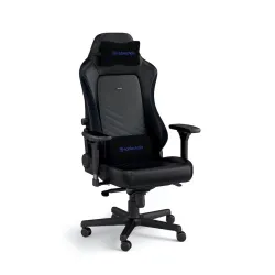 Fotel Noblechairs HERO Black Blue Gamingowy do 150kg Skóra ECO Czarno-niebieski