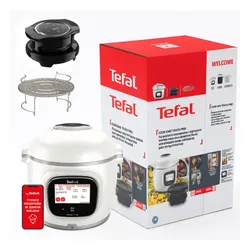 Multicooker TEFAL Cook4me Touch Pro CY94X1F1 (Wi-Fi) z pokrywą do zapiekania Extra Crisp dającą funkcjonalność AirFryera