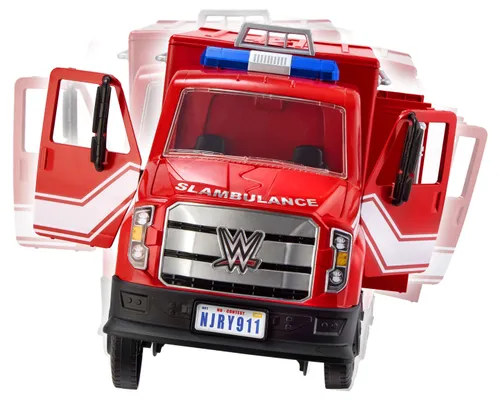 Samochód MATTEL WWE Slambulance karetka do rozbijania JMR51