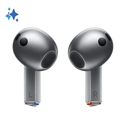 Słuchawki bezprzewodowe Samsung Galaxy Buds 3 SM-R530NZA Douszne Bluetooth Srebrny