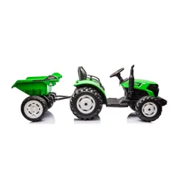 Traktor Na Akumulator Dla Dziecka Hc-306 24V 2X95W Przyczepa Eva LED Pilot