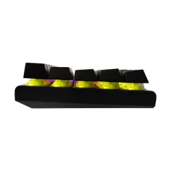 Klawiatura gamingowa White Shark Wakizashi Red przewodowa mechaniczna podświetlana szaro-czarna