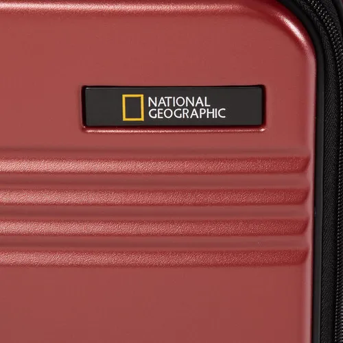 Mała Twarda Walizka National Geographic Luggage N165HA.49.56 Burgundy