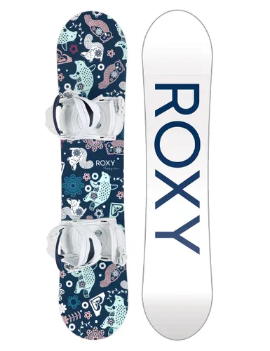 Zestaw snowboardowy Roxy Poppy Package (deska + wiązanie Poppy 2 Straps) - Długość (cm) - 128