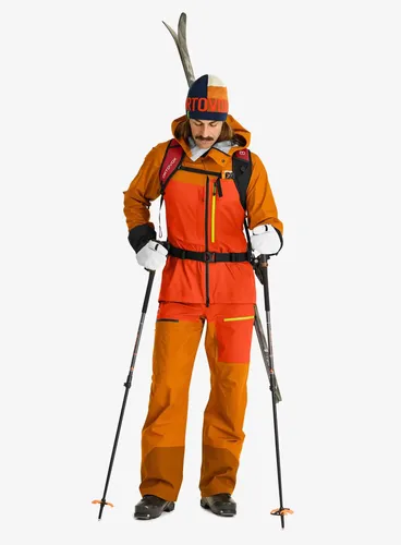 Rękawice narciarskie Ortovox Freeride 3 Finger Glove Pro - black raven/black