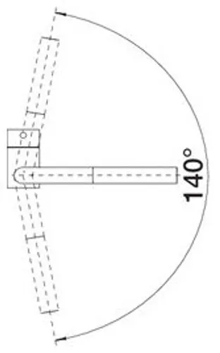 Bateria BLANCO Linus-S 525807 Czarny mat