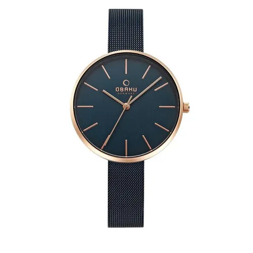 Obaku Mynte V211lxvlml Donanma Saati / Rose Gold