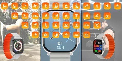 Smartwatch IMIKI Frame Pro Srebrny