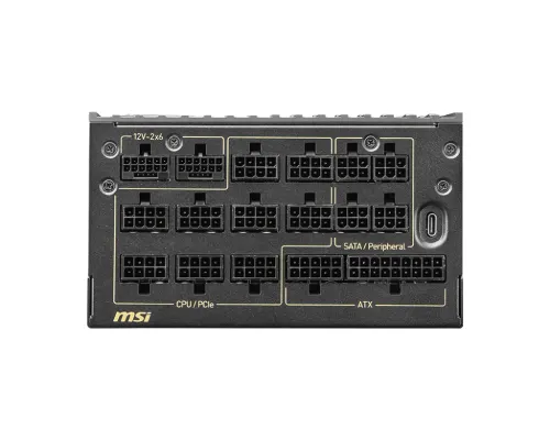 Zasilacz MSI MEG Ai1600T PCIE5 1600W 80+ Titanium Czarny