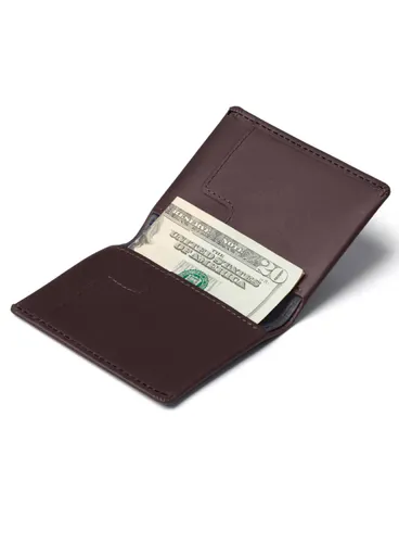 Portfel skórzany Bellroy Slim Sleeve - deep plum