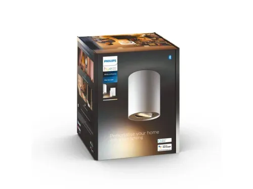 Oświetlenie punktowe Philips Hue White Ambiance Pillar 929003046701 Biały