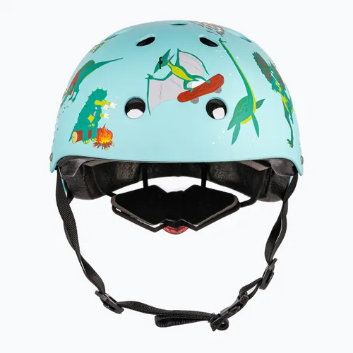 Kask rowerowy dziecięcy Hornit Jurassic turquoise/multicolor
