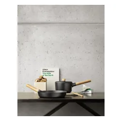 EVA SOLO Nordic Kitchen 28 cm - patelnia grillowa aluminiowa nieprzywierająca
