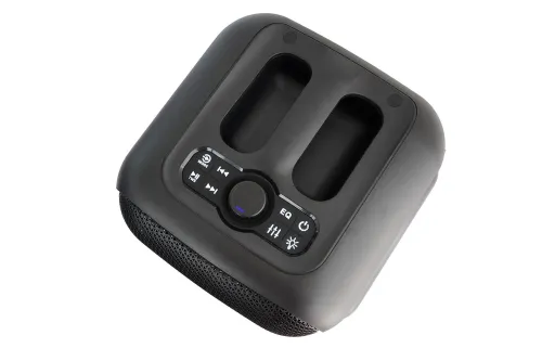 Power Audio Blaupunkt Party Box PB6LED 40W Bluetooth Radio FM Mikrofon Karaoke Czarny