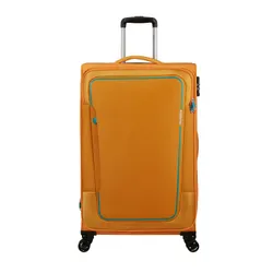 American Tourister Pulsonic'in Geniş Genişletilebilir Valizi-sunset yellow