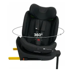 Автокресло KinderKraft I-360 2 Plus 40-150 cm 0-36 kg czarny