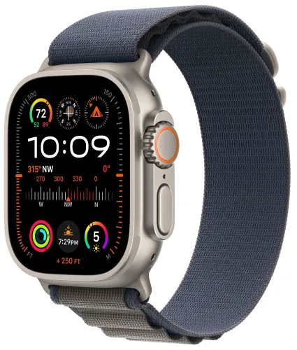 Smartwatch Apple Watch Ultra 2 GPS + сотовый титановый чехол 49 мм браслет Альпийский синий L