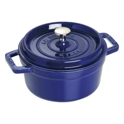STAUB La Cocotte 2,2 l niebieski - garnek żeliwny z pokrywką