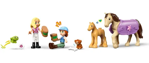 LEGO 42695 Friends Przyczepa z koniem i źrebaczkiem