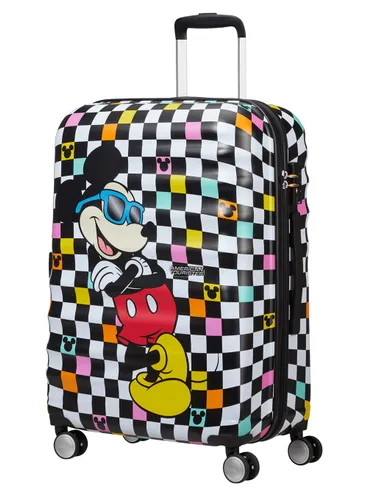 Walizka średnia American Tourister Wavebreaker Disney - Mickey Check