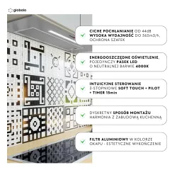 Okap Globalo Agendero 80.2 Inox