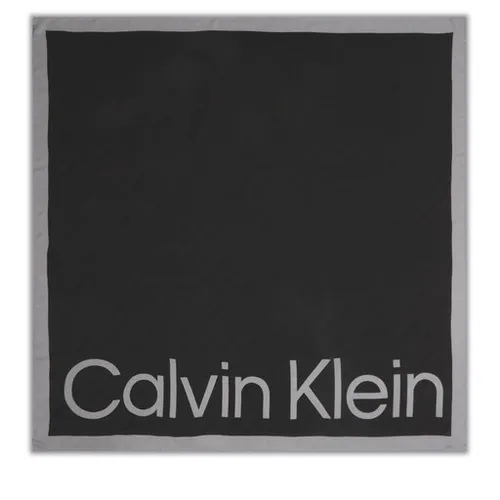 Calvin Klein AOP Sling Jaquard eșarfă Logo 130x130 K60k611125 CK negru BAX