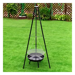 Grill węglowy VELACO VL08-BLACK Czarny