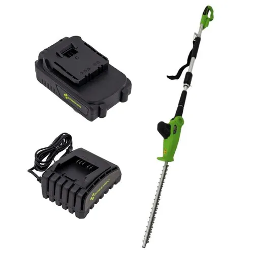 Nożyce do żywopłotu GREENSO UA0008 20V + Akumulator GREENSO UAO001 2.0 Ah 20V + Ładowarka GREENSO UAO003