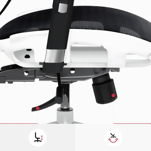 Fotel DIABLO CHAIRS V-Basic Biało-czarny