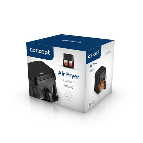 Air Fryer Frytkownica beztłuszczowa CONCEPT GLASS AND FASTFR5500 5,5 l